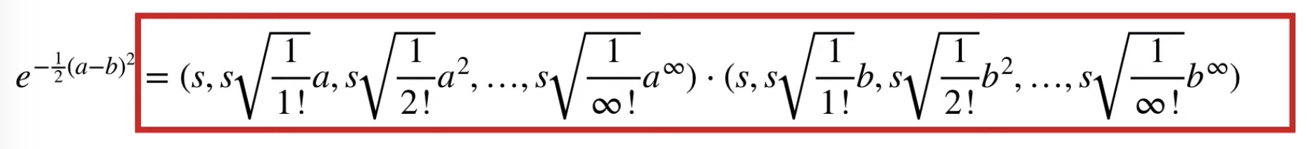 Radial Kernel Dot Product